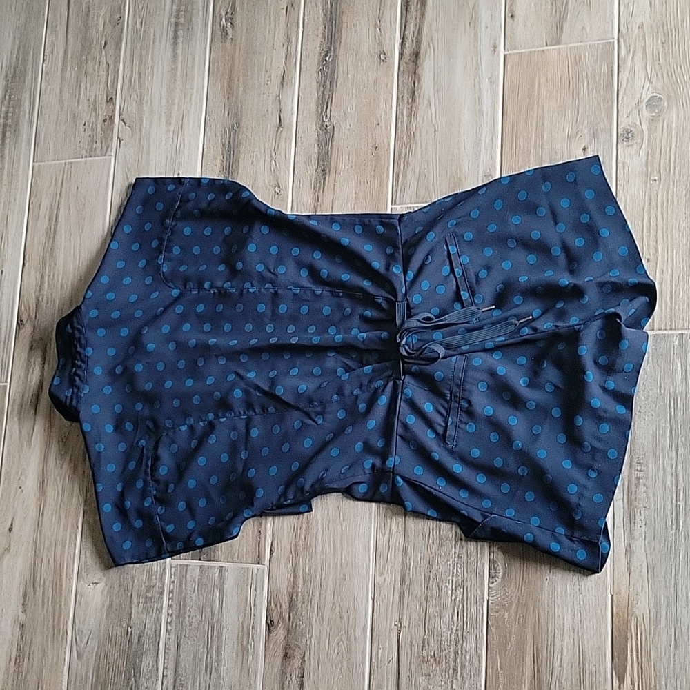 RACHEL Rachel Roy Navy Polka Dot Romper Size 6 - Picture 10 of 11